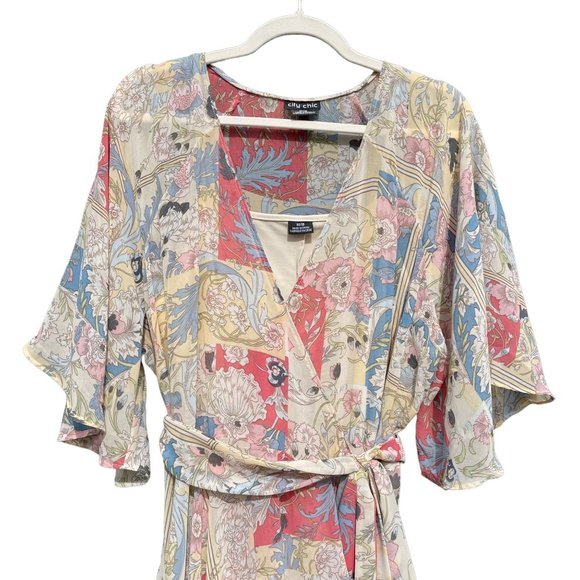 CITY CHIC Nouveau Wrap Maxi Dress - Picture 4 of 7